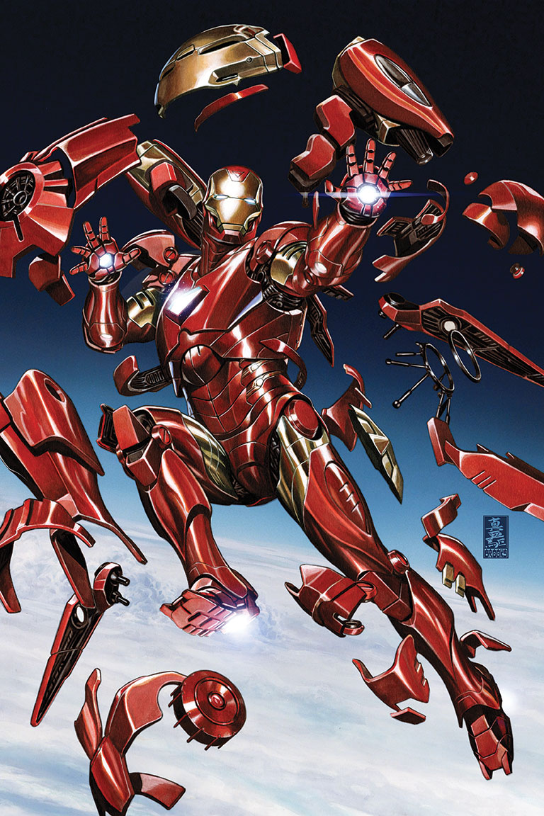 Tony Stark: Iron Man #2, variant cover di Mark Brooks