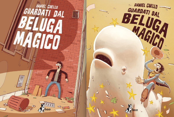 Guardati dal Beluga Magico, copertine di Daniel Cuello