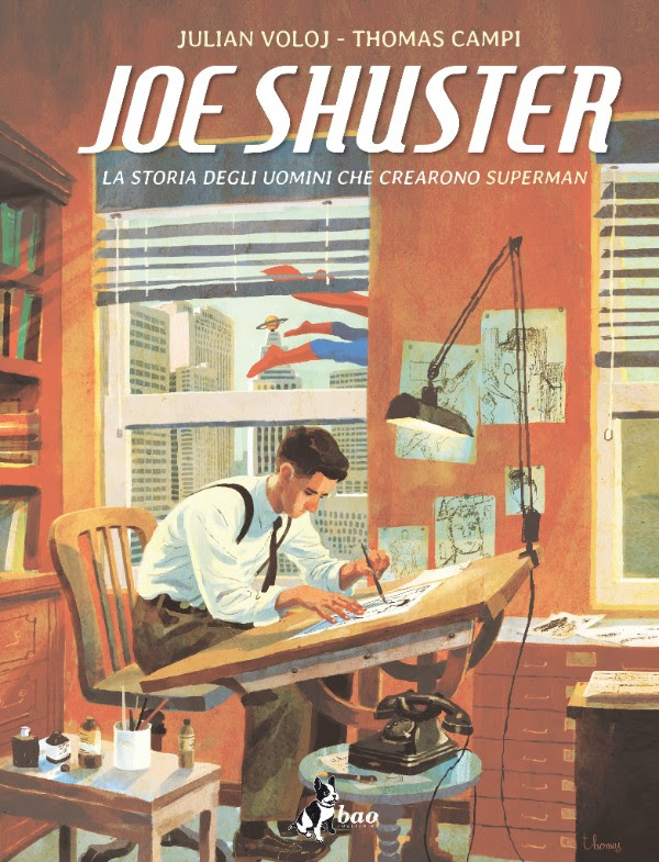 Joe Shuster, copertina di Thomas Campi