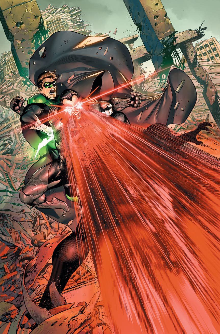 Hal Jordan and the Green Lantern Corps #50, copertina di Rafa Sandoval