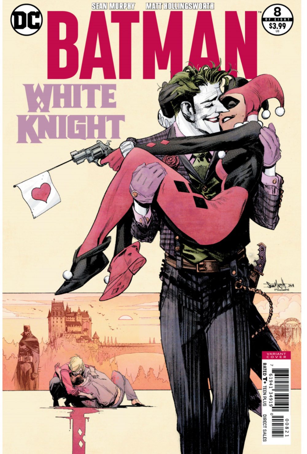 Batman: White Knight #8, variant cover di Sean Gordon Murphy