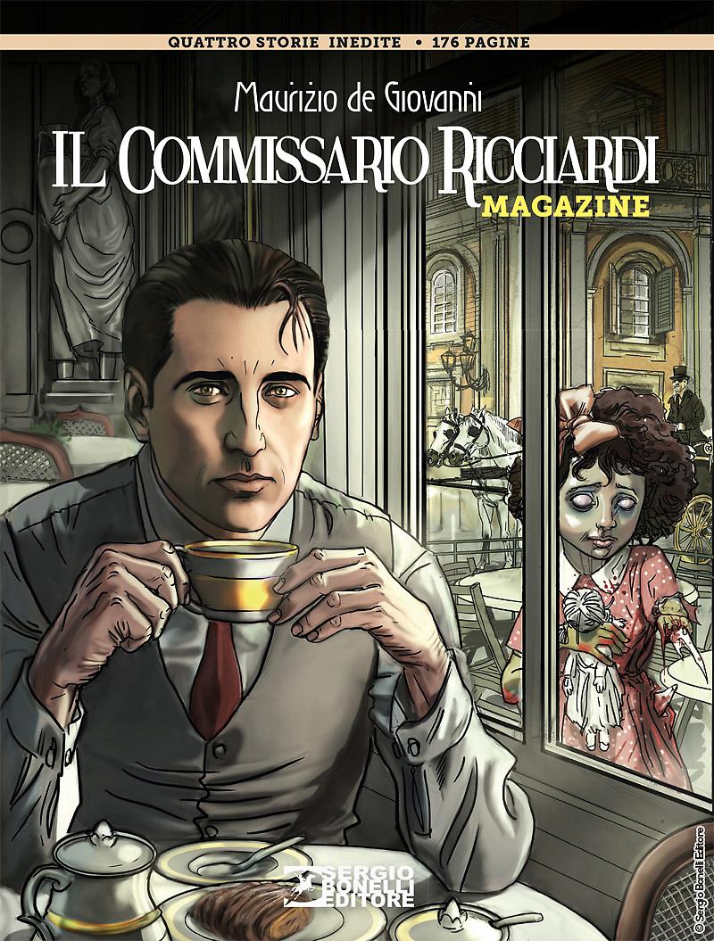 Il Commissario Ricciardi Magazine 2018, copertina di Daniele Bigliardo