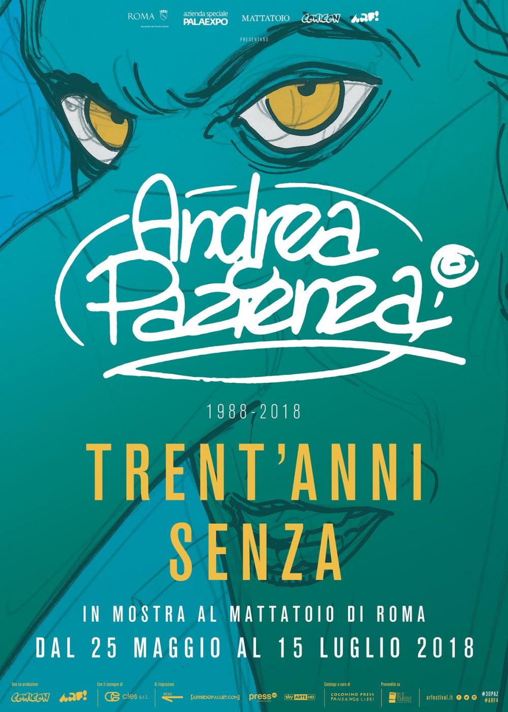 Andrea Pazienza, Trent'anni senza, il manifesto