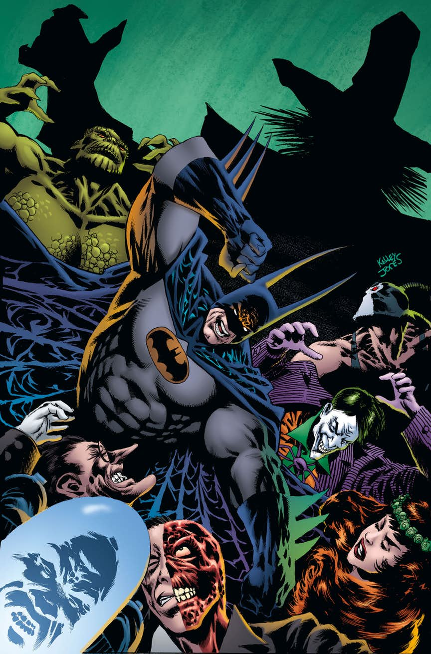 Batman King of Fear #1, copertina di Kelley Jones