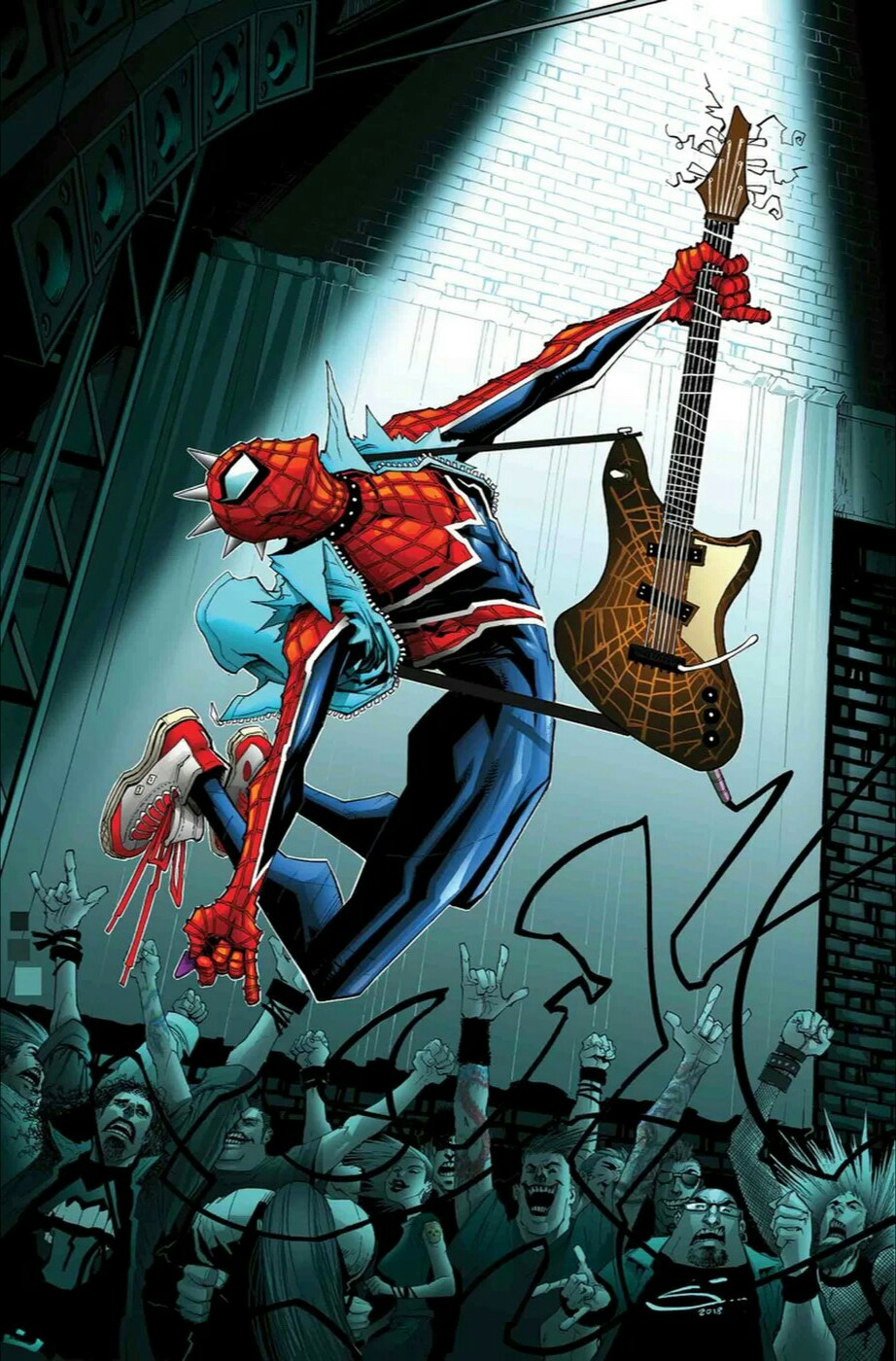 Edge of Spider-Geddon #1, copertina di Gerardo Sandoval