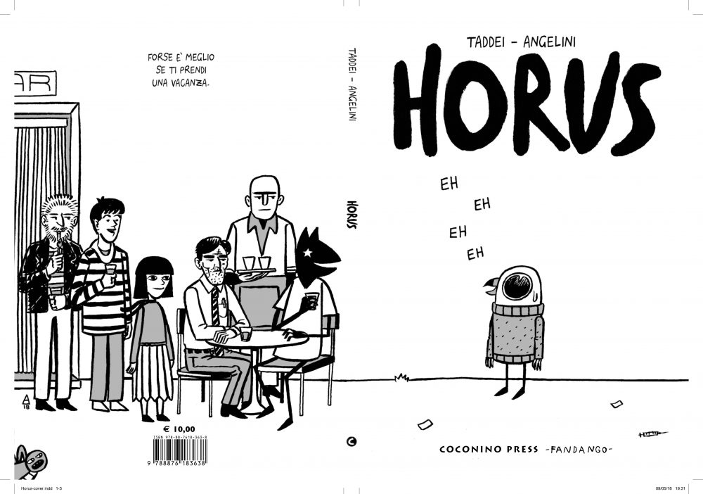 Horus, copertina di Simone Angelini