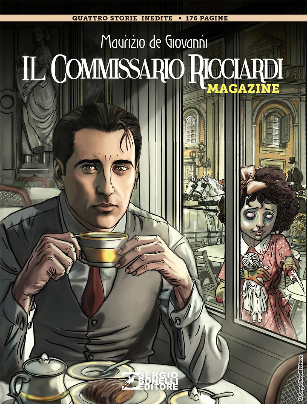 Il Commissario Ricciardi Magazine, copertina di Daniele Bigliardo