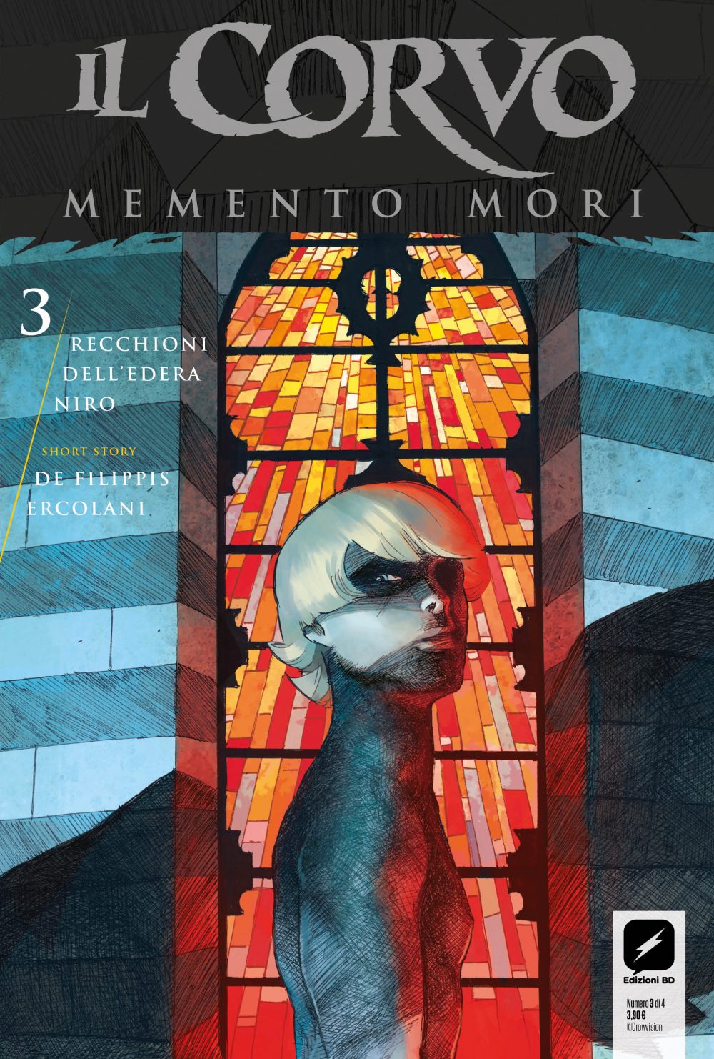 Il Corvo: Memento Mori 3, copertina di Werther Dell'Edera