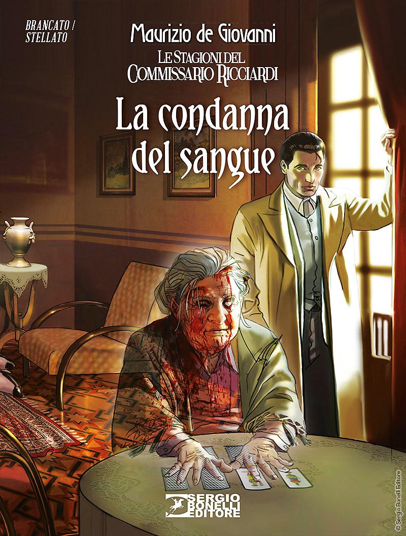 Il Commissario Ricciardi: La condanna del sangue, copertina di Daniele Bigliardo