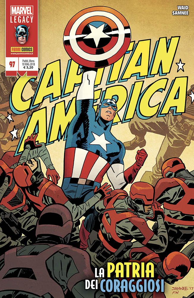 Capitan America 97, copertina di Chris Samnee