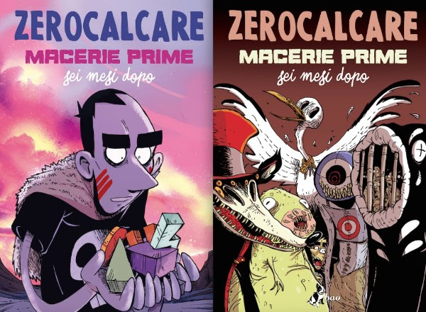 Macerie prime - Sei mesi dopo, copertine di Zerocalcare