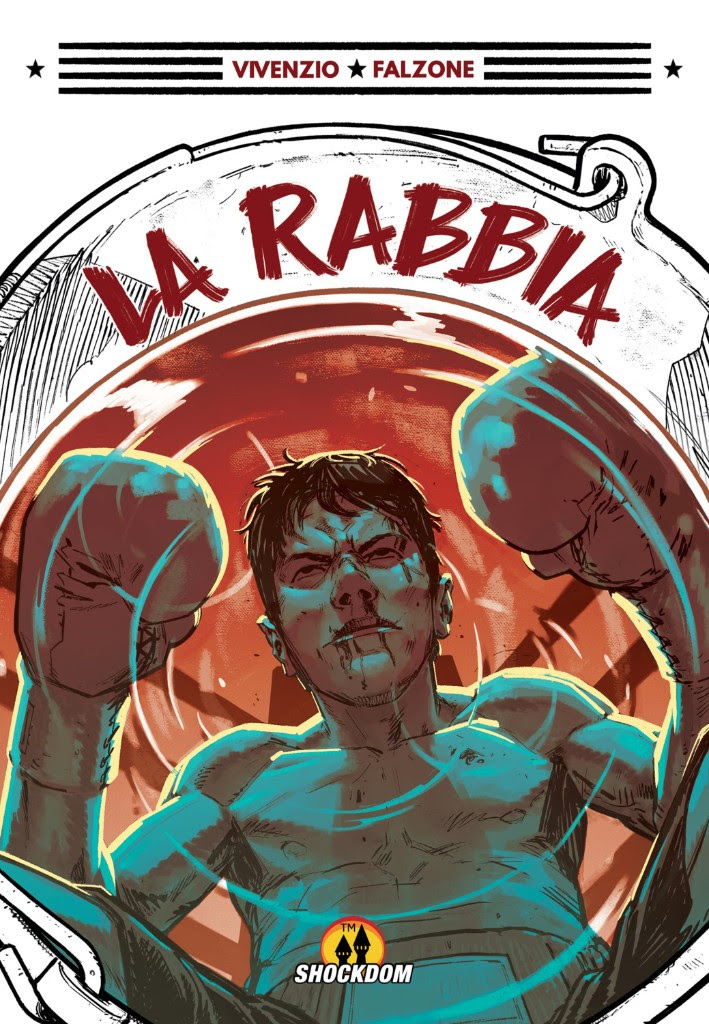 La rabbia, copertina di Gabriele Falzone