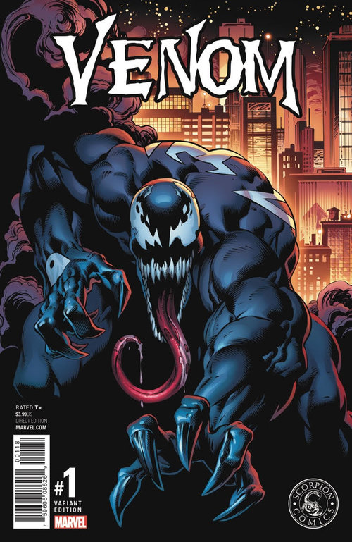 Venom First Host, copertina di Mark Bagley