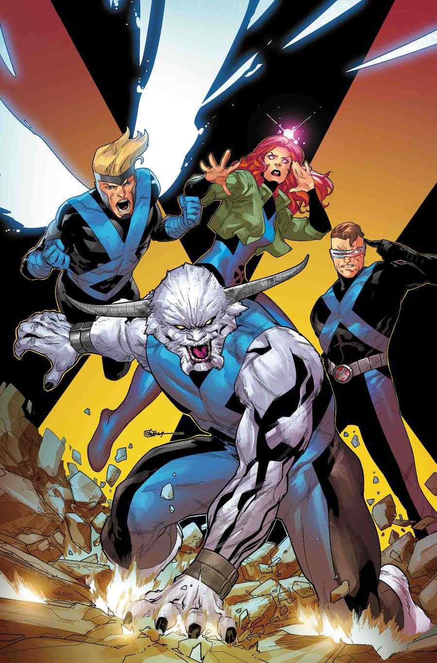 X-Men: Blue #33, copertina di R.B. Silva