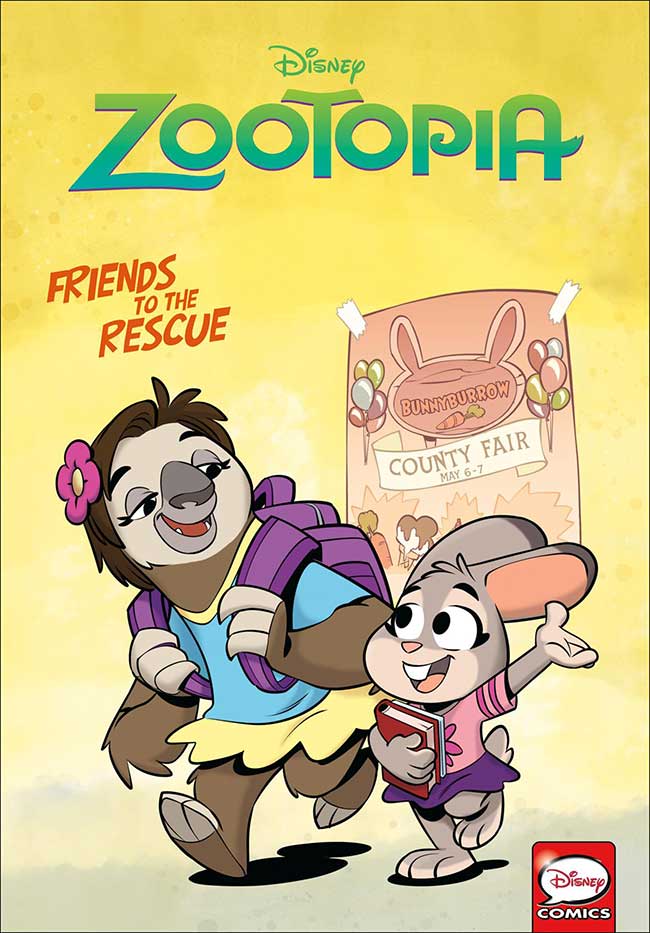 Disney Zootopia: Friends to the Rescue, copertina di Leandro Ricardo da Silva