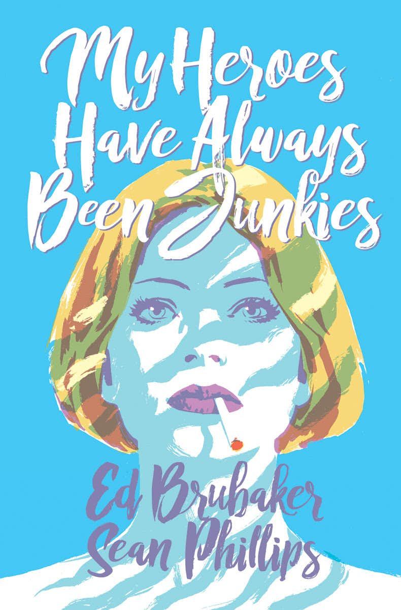 My Heroes Have Always Been Junkies, copertina di Sean Phillips