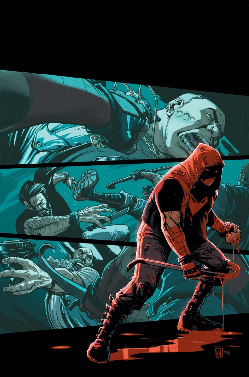 Red Hood and the Outlaws #26, copertina di Pete Woods