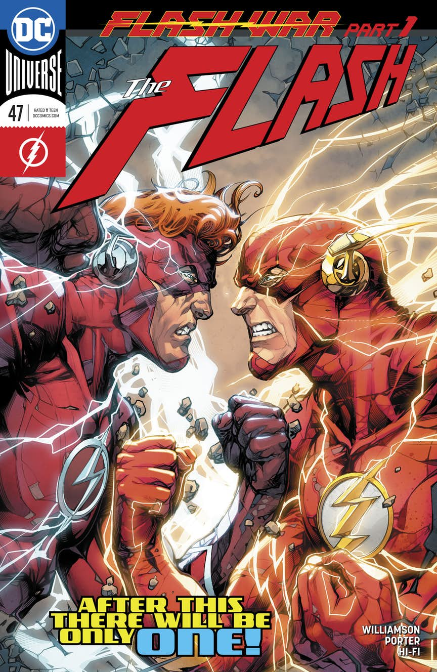 Flash #47, copertina di Howard Porter