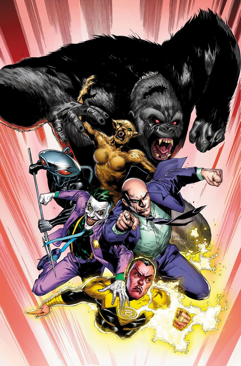 Justice League #5, copertina di Doug Mahnke