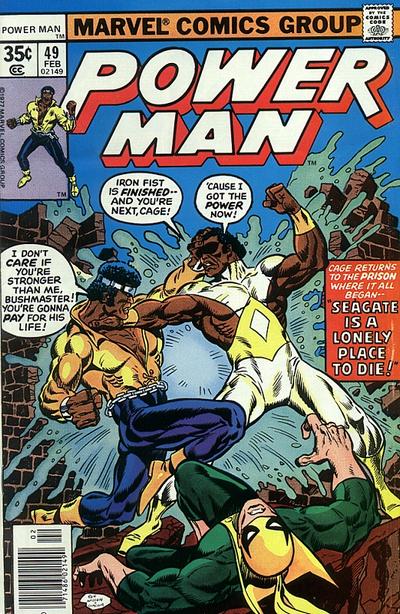 Power Man #49, copertina di Ron Wilson, Irving Watanabe e Frank Giacoia