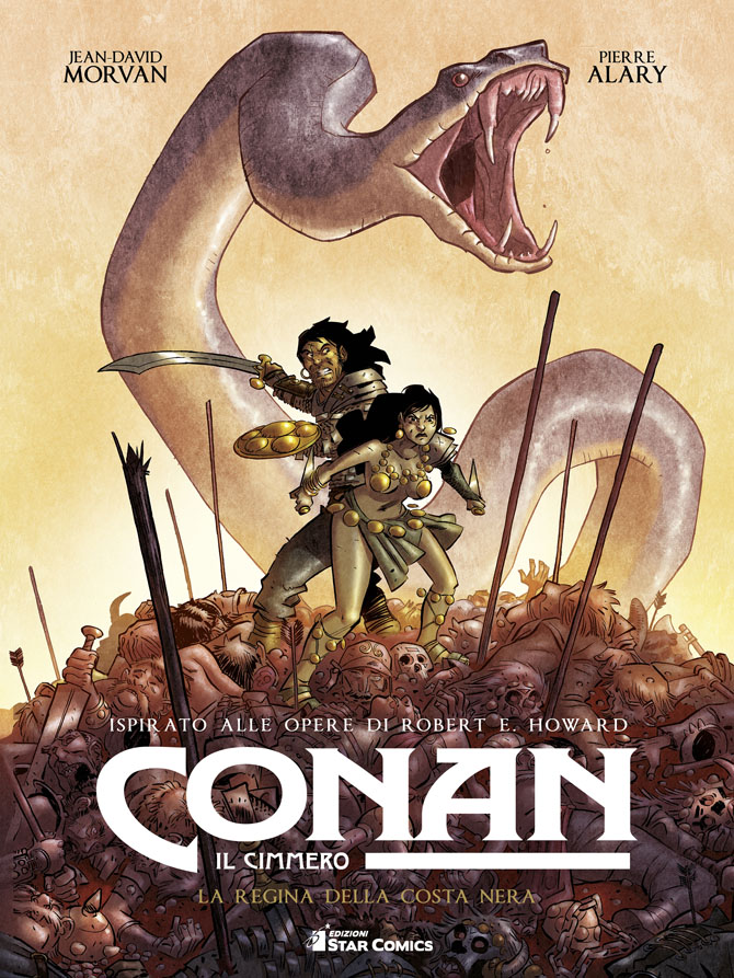 Conan il Cimmero: La regina della costa nera, copertina di Pierre Alary