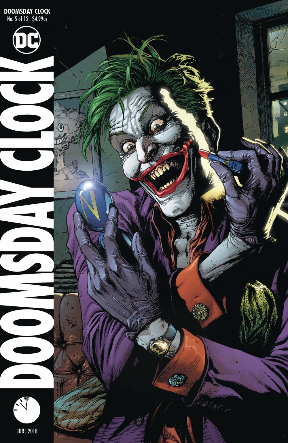 Doomsday Clock #3, variant cover di Gary Frank