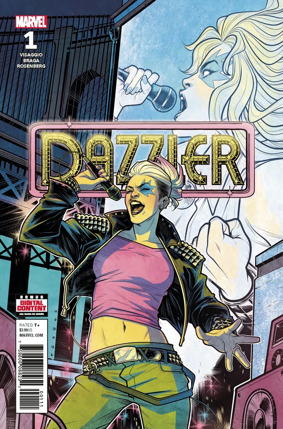 Dazzler: X-Song #1, copertina di Lauren Braga