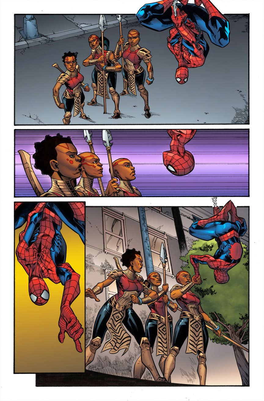 Amazing Spider-Man: Wakanda Forever #1, anteprima 01