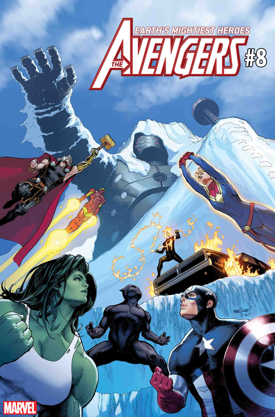 Avengers #8, copertina di David Marquez