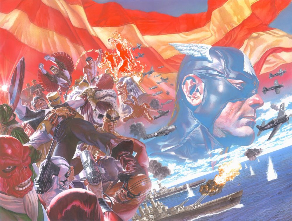 Captain America #1, copertina di Alex Ross