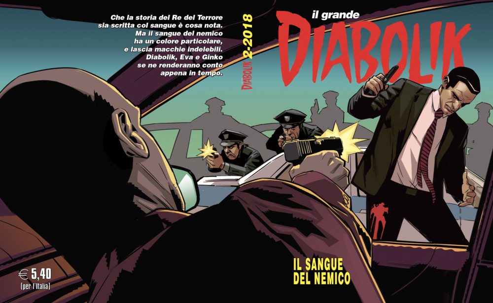 Il Grande Diabolik 46 – 15 luglio 2018, copertina di Matteo Buffagni