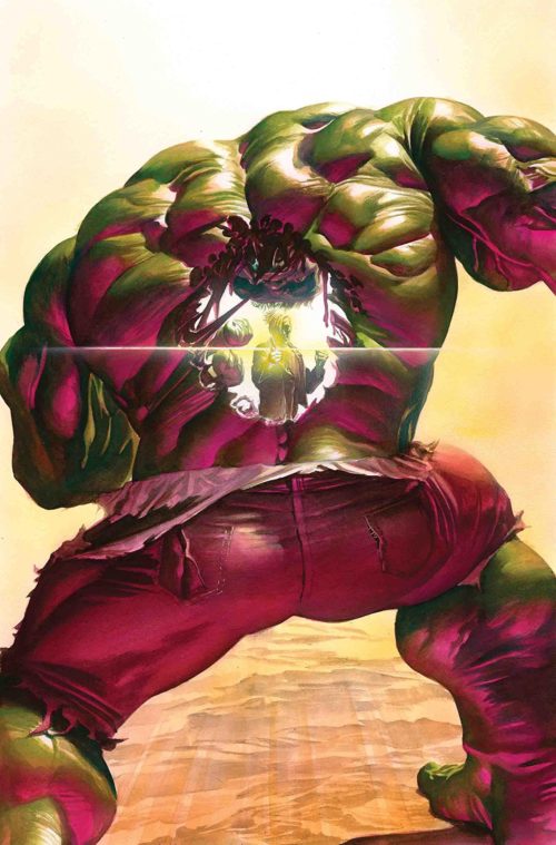 Immortal Hulk #3, copertina di Alex Ross