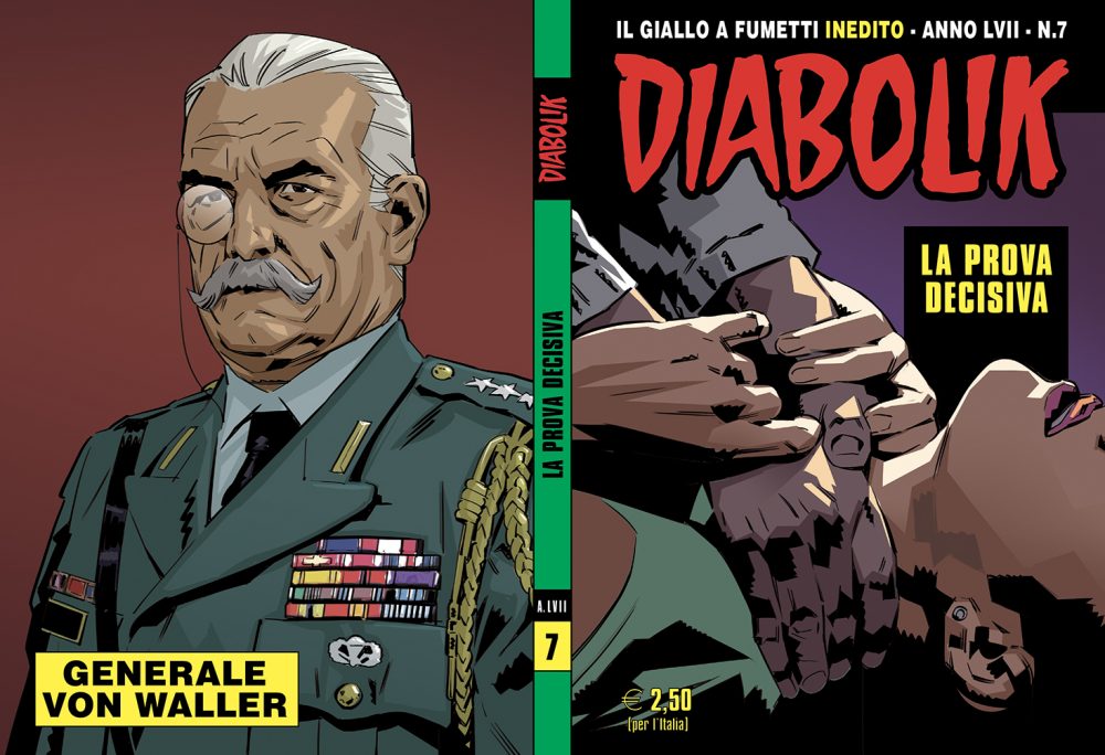 Diabolik Anno LVII n. 7 – 1° luglio, copertina di Matteo Buffagni