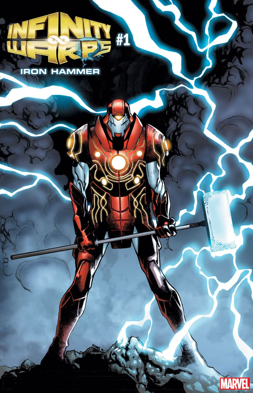 Infinity Wars: Iron Hammer #1, copertina di Humberto Ramos