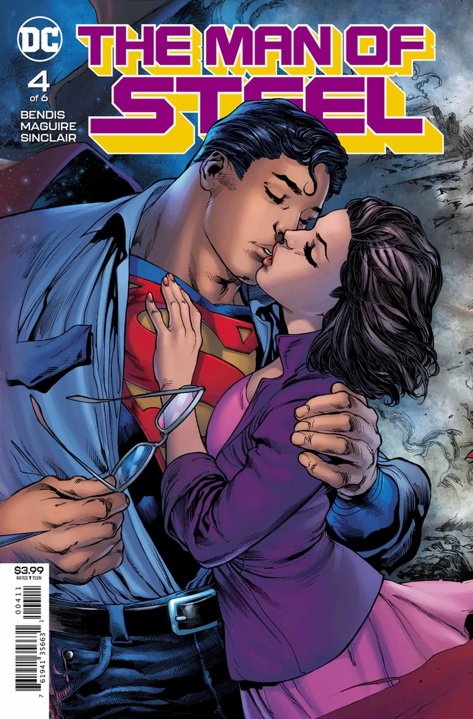 Man of Steel #4, copertina di Kevin Maguire