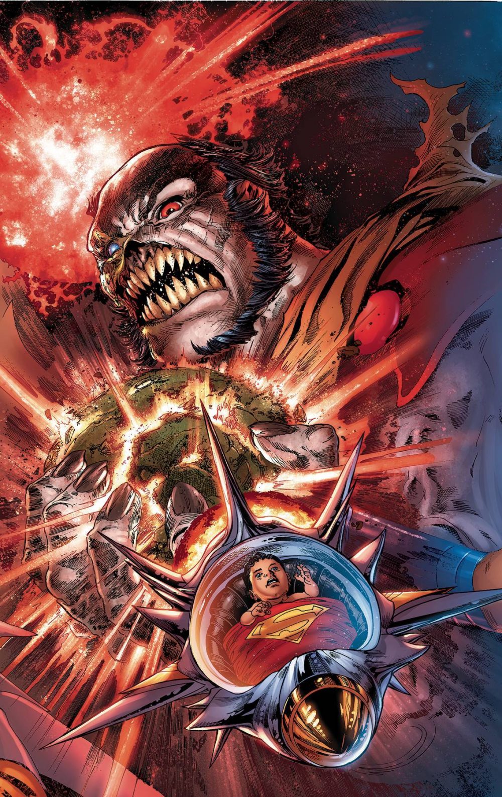 Man of Steel #3, copertina di Ivan Reis