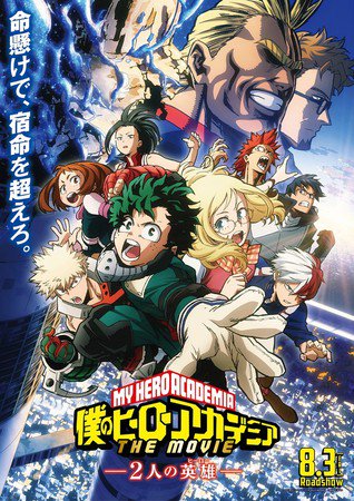 My Hero Academia, locandina film animato