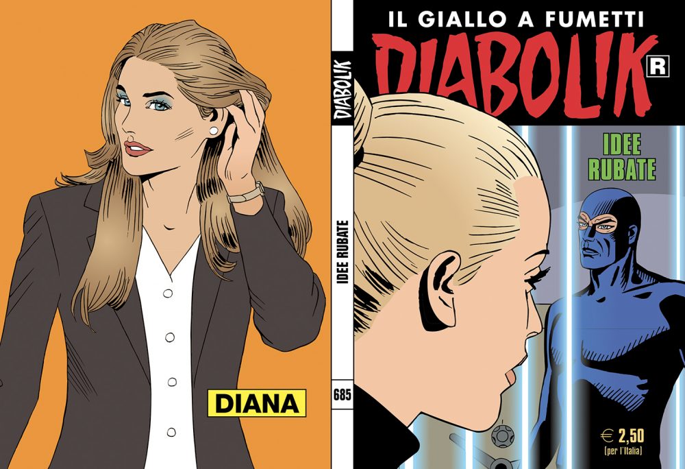 Diabolik R 685 – 10 luglio, copertina di Sergio e Paolo Zaniboni