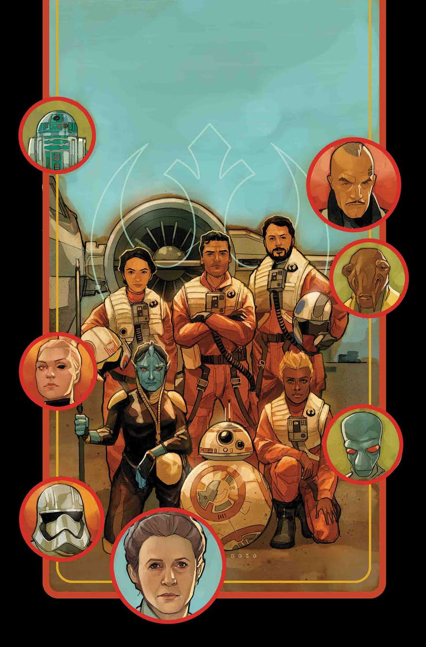 Star Wars: Poe Dameron #31, copertina di Phil Noto