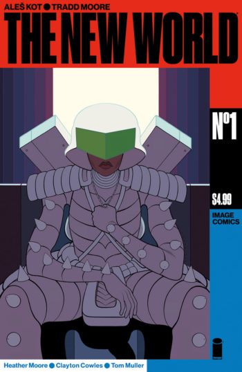 The New World #1, copertina di Tradd Moore