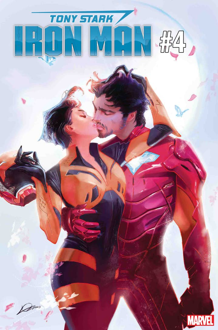 Tony Stark: Iron Man #4, copertina di Alexander Lozano