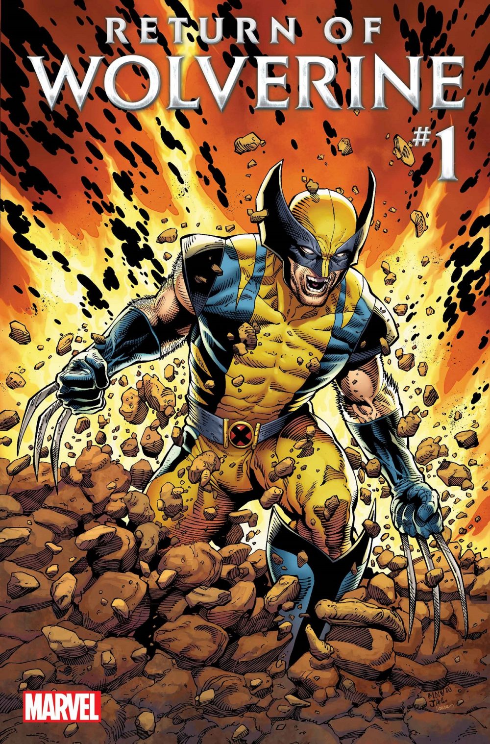 Return of Wolverine #1, copertina di Steve McNiven