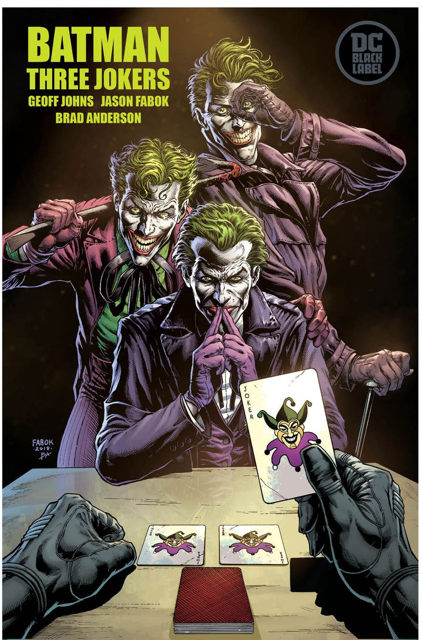 Three Jokes #1, copertina di Jason Fabok