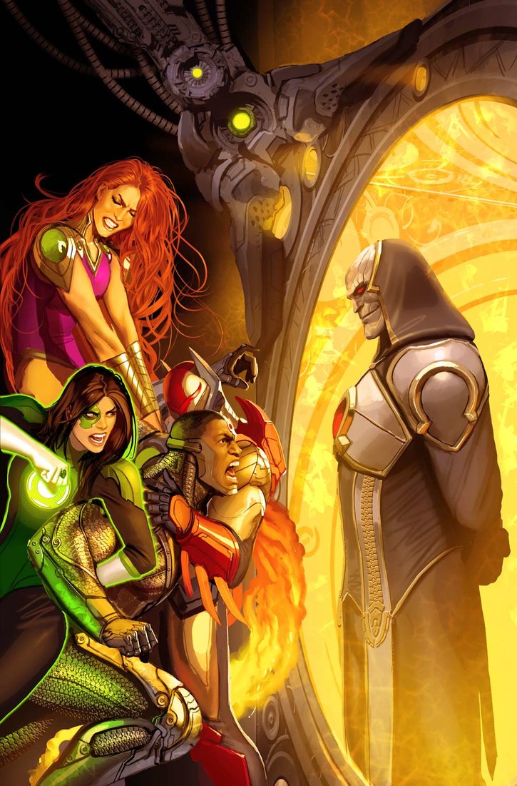 Justice League Odyssey #2, copertina di Stjepan Šejić