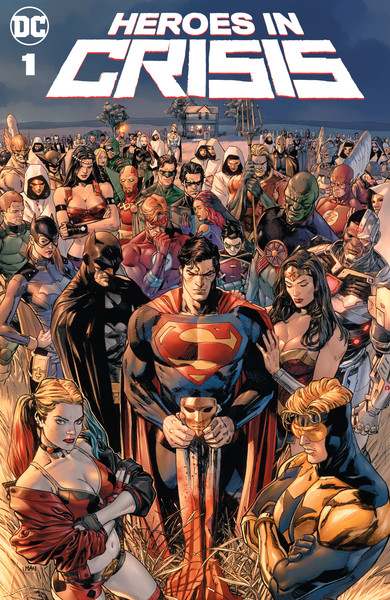 Heroes in Crisis #1, copertina di Clay Mann