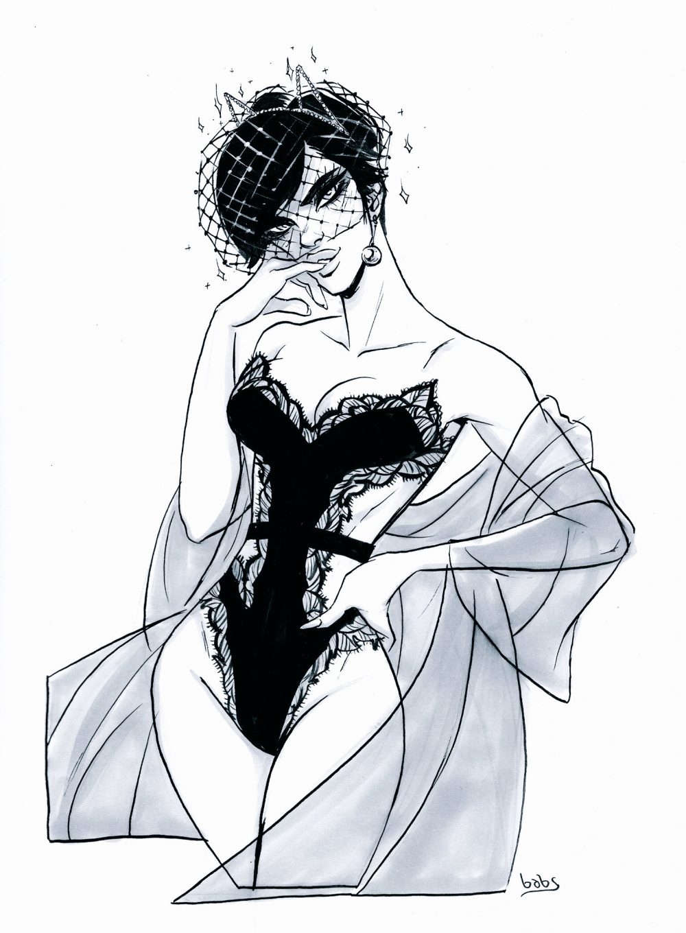 Catwoman, commission di Babs Tarr