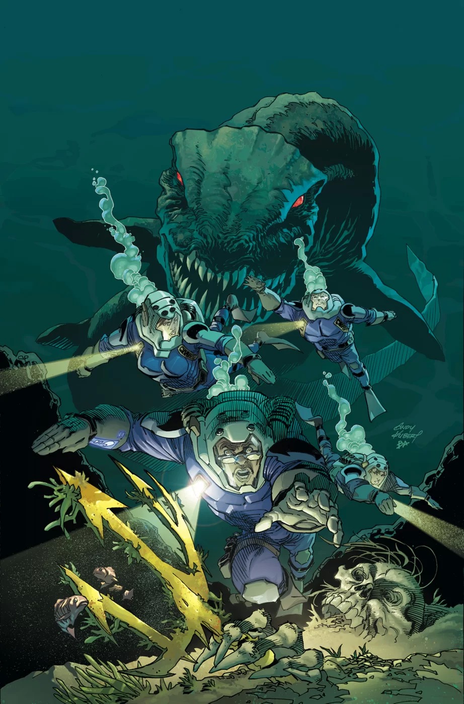 New Challengers #3, copertina di Andy Kubert