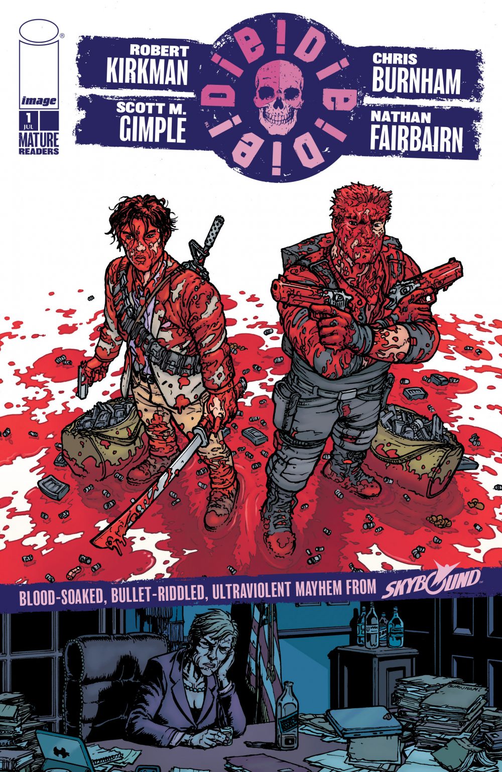 Die!Die!Die! #1, copertina di Chris Burnham