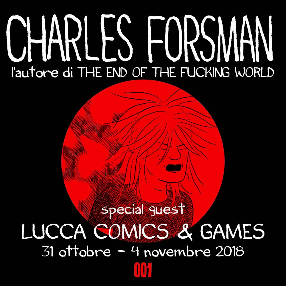 Charles Forsman a Lucca Comics & Games 2018