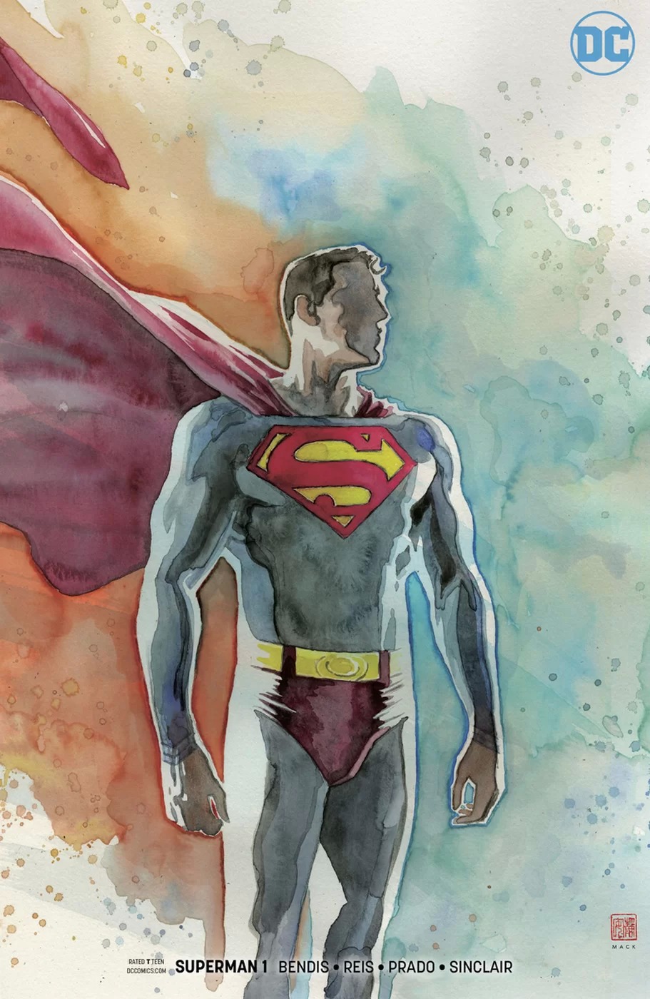 Superman #1, variant cover di David Mack